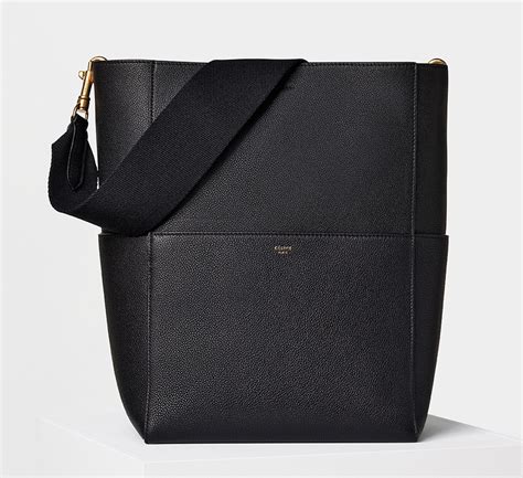 celine black bag price|celine shoulder bag black.